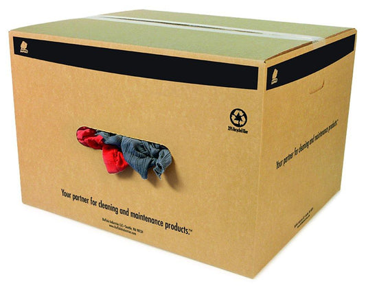 Recycled Colored Sweatshirt Rags (50 lb Box)