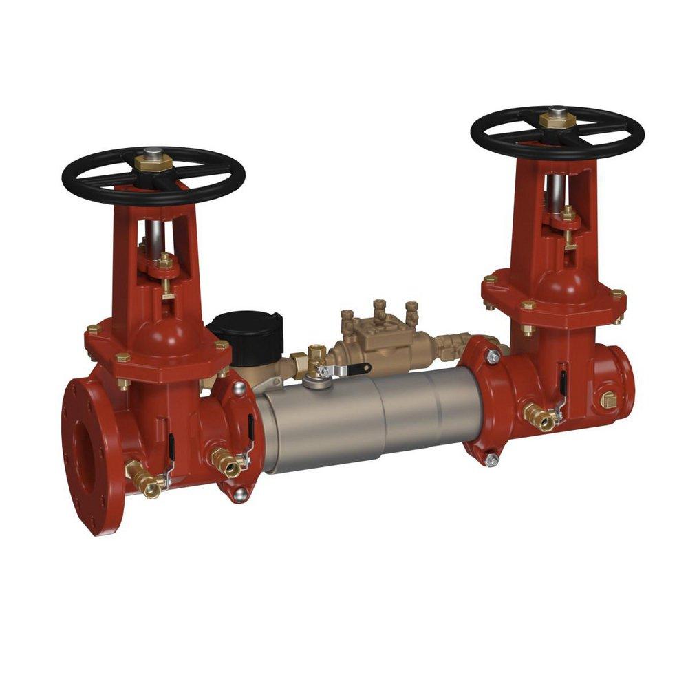 Ames Fire & Waterworks C300 6 in. Bronze, Plastic, Rubber, Silicone and Stainless Steel Flanged x Grooved Backflow Preventer