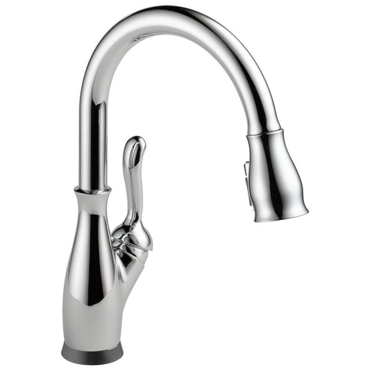 Delta Faucet Leland® Single Handle Pull Down Kitchen Faucet with Touch Activation in Chrome