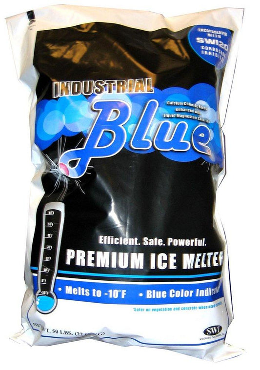 Scotwood Industries Industrial Blue 50 lb. Industrial Strength Ice Melt Bag in Blue