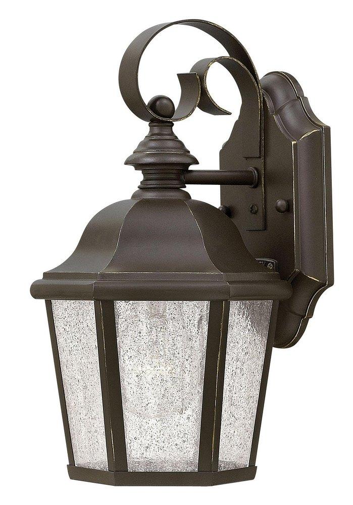 Hinkley Edgewater 60W 1-Light Medium E-26 Incandescent Outdoor Wall Sconce in Oil Rubbed Bronze