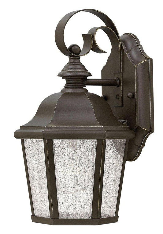 Hinkley Edgewater 60W 1-Light Medium E-26 Incandescent Outdoor Wall Sconce in Oil Rubbed Bronze