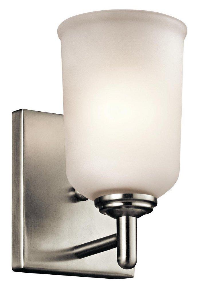 Kichler Lighting Shailene 100W 1-Light Wall Sconce in Brushed Nickel