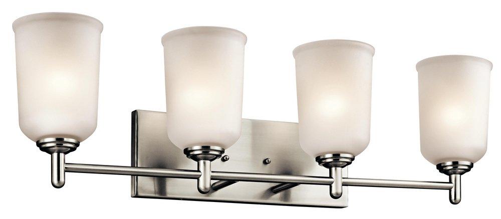 Kichler Lighting Shailene™ 4-Light Bath Light in Brushed Nickel