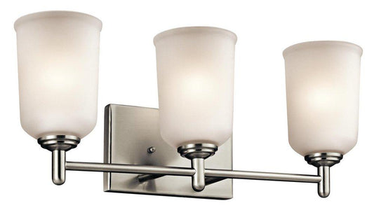 Kichler Lighting Shailene™ 3-Light Bath Light in Brushed Nickel