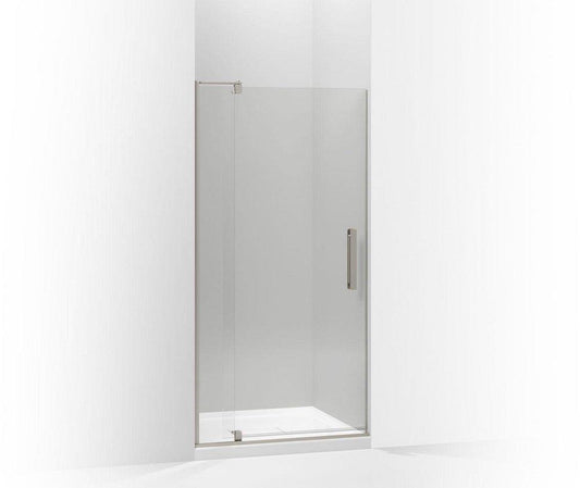 KOHLER Revel® Frameless Pivot Shower Door in Anodized Brushed Nickel
