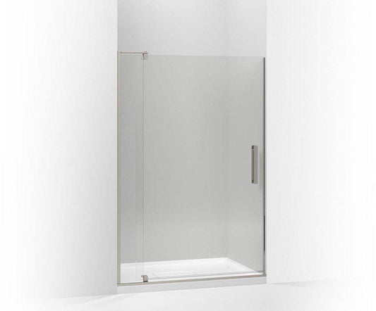 KOHLER Revel® 48 in. Pivot Shower Door with 5/16 in. Crystal Clear Glass in Anodized Brushed Nickel