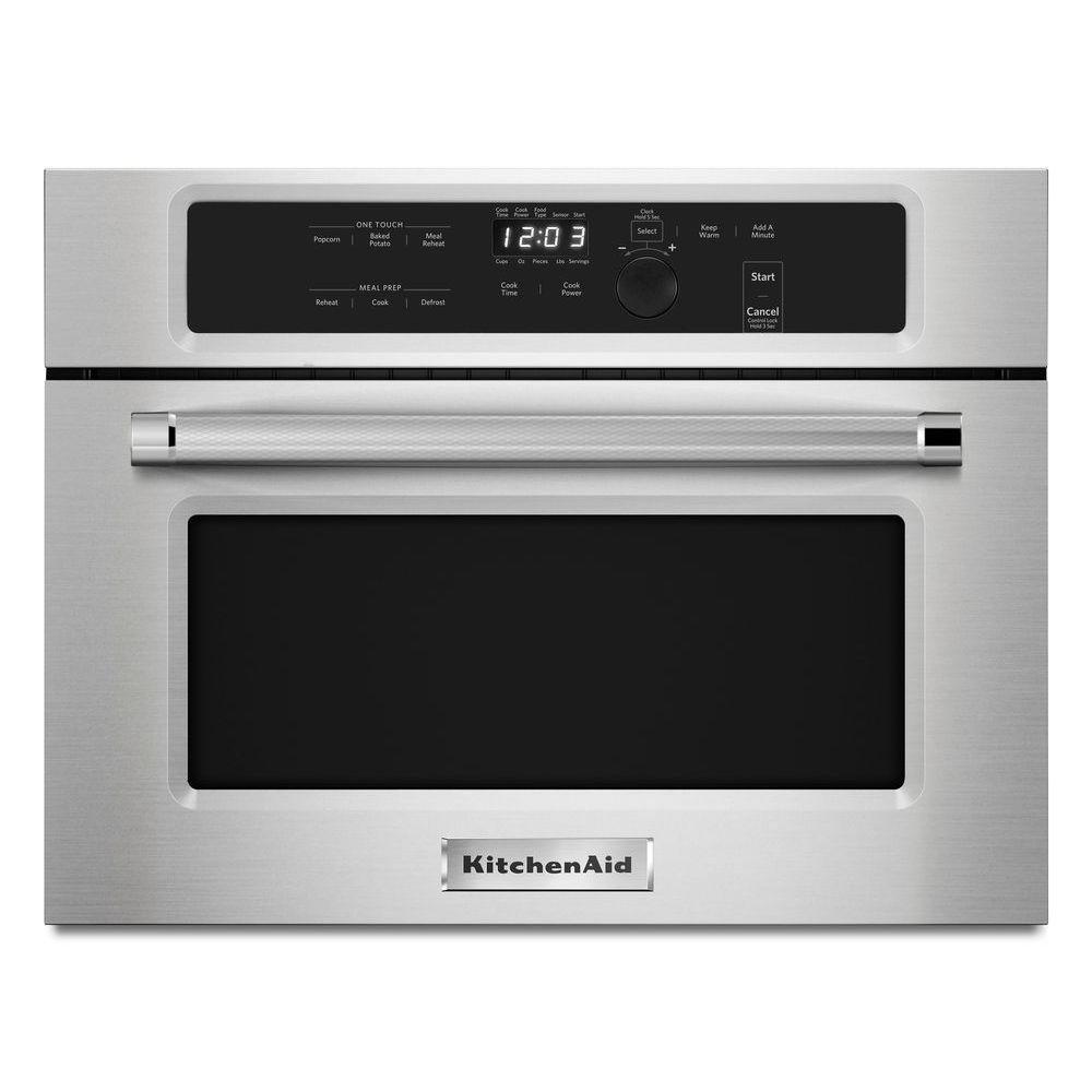 17-7/8 in. 1.4 cu. ft. 1000 W Built-In Microwave in Stainless Steel