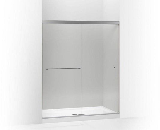KOHLER Revel® Clear Bypass Shower Door in Bright Polished Silver