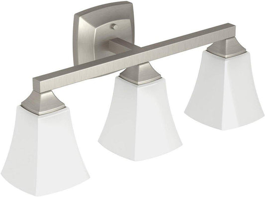 Moen Voss™ 22" 3 Light Bathroom Vanity Light in Brushed Nickel