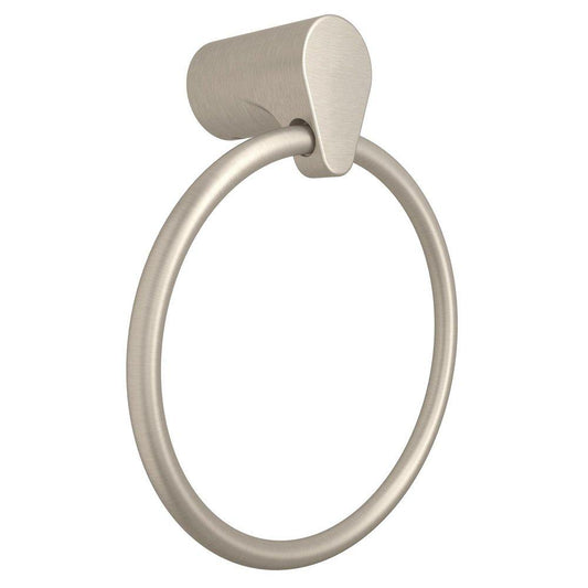 Moen Edgestone Round Closed Towel Ring in Brushed Nickel