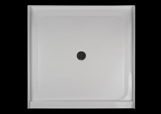 JACUZZI® Catalina™ 48 in. x 48 in. Shower Base with Center Drain in White