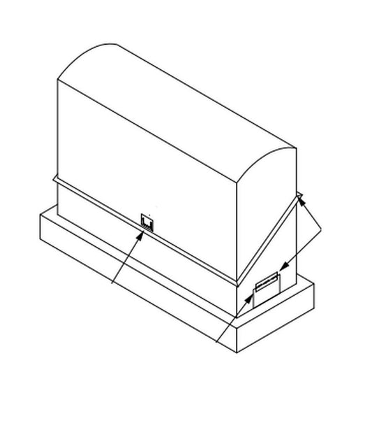 Fiberglass 71 in. 98 in. 31 in. Valve Covers & Enclosure