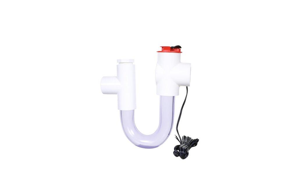 DiversiTech® Asurity™ 7-3/4 x 1 in. Condensate Drain Pan Trap 3/4 in. Plastic