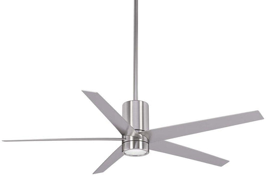 Minka Aire Symbio 56 in. 5-Blade Indoor Ceiling Fan in Brushed Nickel