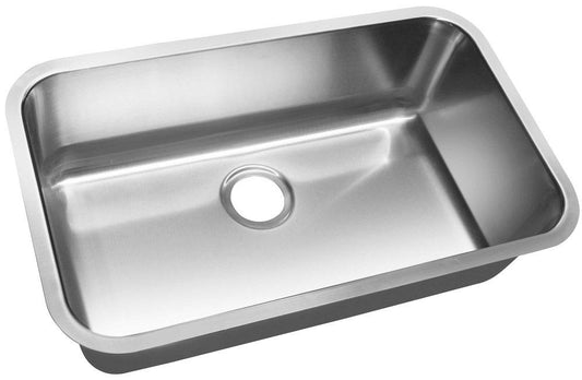 PROFLO® Plomosa 29-3/4 in. Undermount Stainless Steel Single Bowl Kitchen Sink