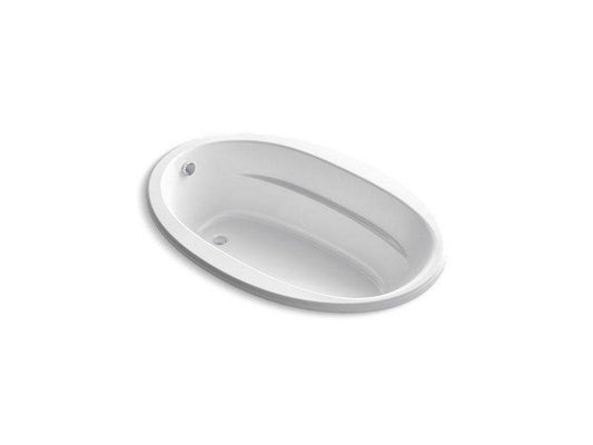 KOHLER Sunward® 66 x 42 in. Soaker Drop-In Bathtub with End Drain in White