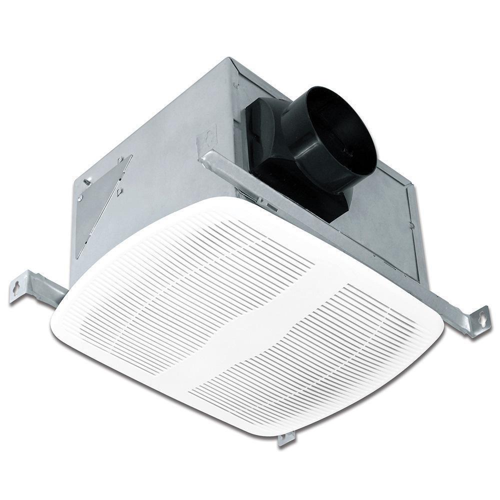 Air King America Inc AKH Series 80 CFM Ceiling Mount Bathroom Exhaust Fan with Humidity Sensor in White - 1 Sone - Energy Star Rated