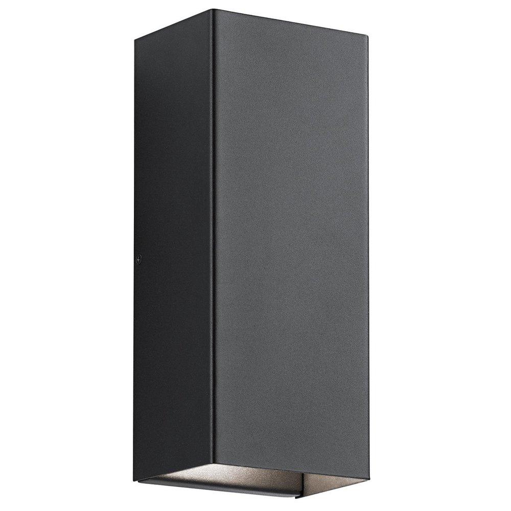 Kichler Lighting Walden 32W 2-Light Integrated LED Outdoor Wall Sconce in Textured Black