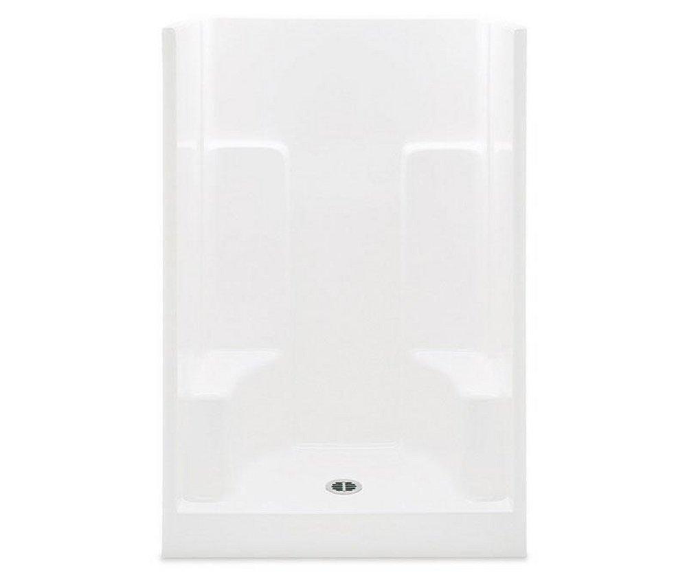 Aquatic Everyday 36-1/4 x 48 x 73-1/4 in. Alcove Shower Unit in White