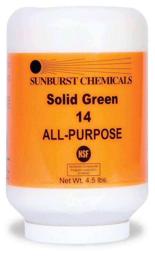 Sunburst Chemicals Solid Green® 4.5 lb. All-Purpose Solid Cleaner in Green
