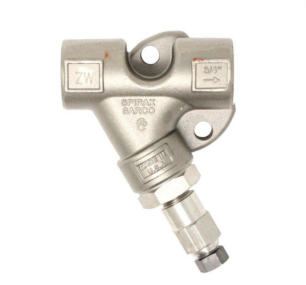 1/2" NPT Strainer Connector, Stainless Steel, with Blowdown