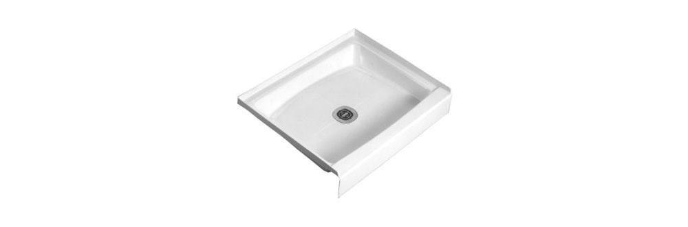 60 in. x 34 in. Shower Base in White