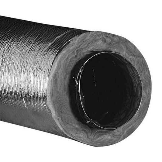 14 in. x 25 ft. Silver R6 Flexible Air Duct - Bagged