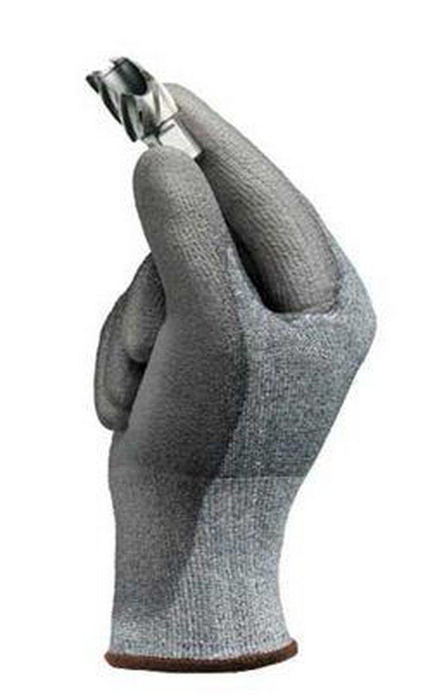 Ansell Occupational Healthcare HyFlex® 11-627 Polyurethane Coated Dyneema®, Lycra and Plastic Safety Gloves in Grey Size 9