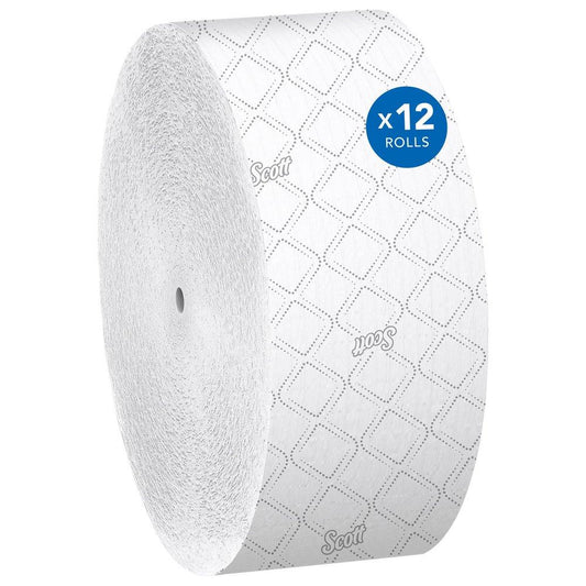 Scott® Essential™ 1150 ft. x 3-39/50 in. 2-Ply Bathroom Tissue in White (Case of 12)