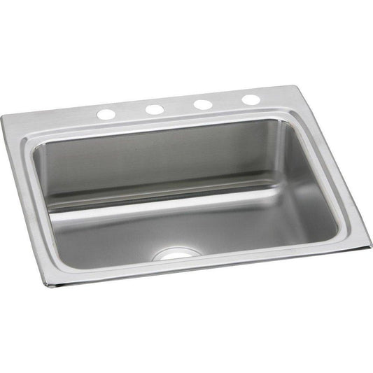 Elkay Lustertone® 25 in. Drop-in Stainless Steel Single Bowl Kitchen Sink in Lustrous Satin