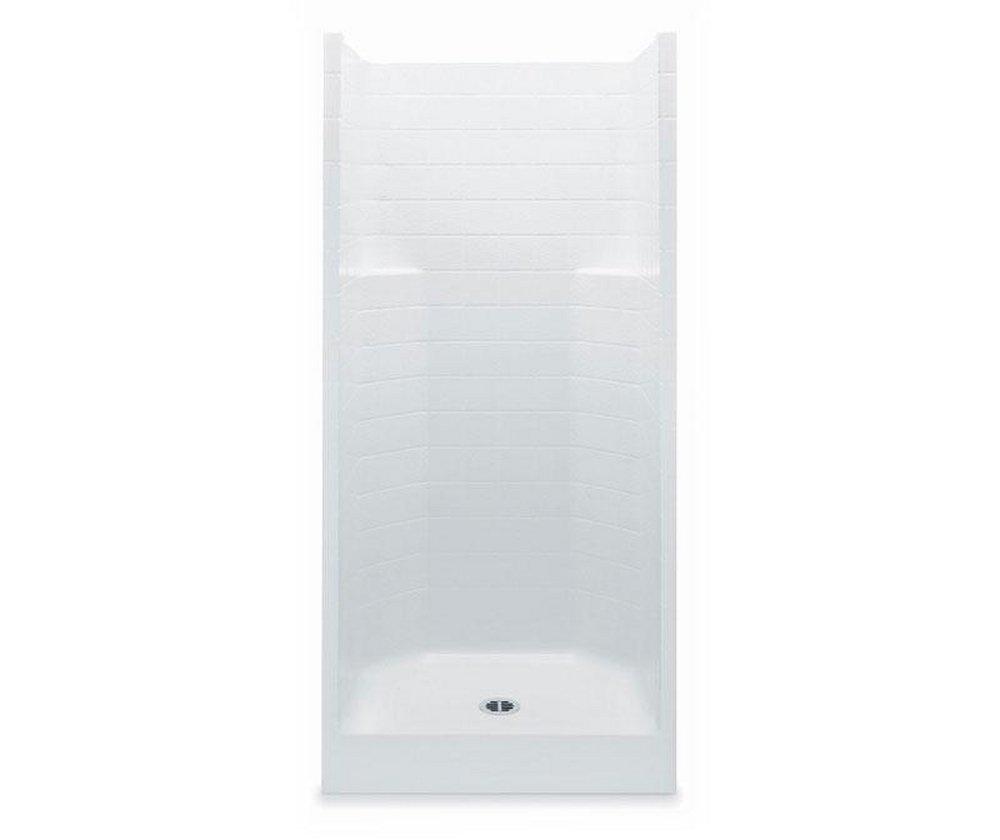 Aquatic Everyday 37-1/4 x 36 x 73-1/4 in. Alcove Shower Unit in White