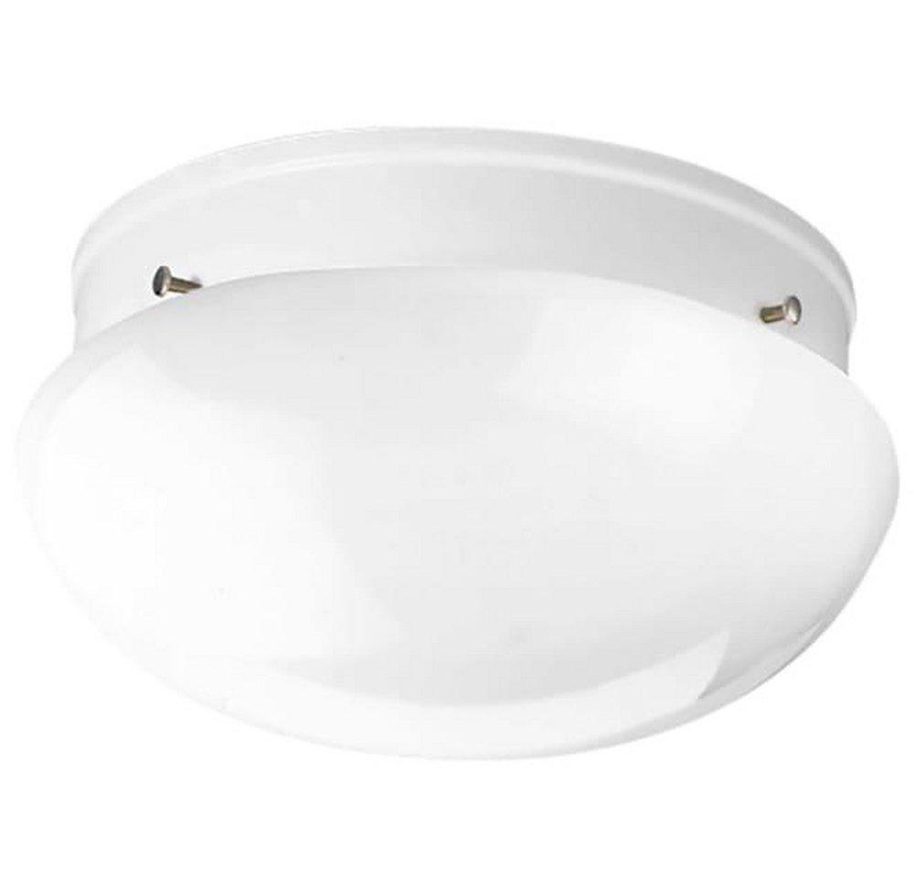 Progress Lighting Fitter 2 Light 60W CTC Fixture White Glass White