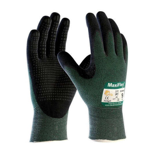 Seamless Knit Engineered Yarn Glove with Premium Nitrile Coated MicroFoam Grip on Palm & Fingers - Micro Dot Palm - Touchscreen, Size X-Large (Sold per Pair)