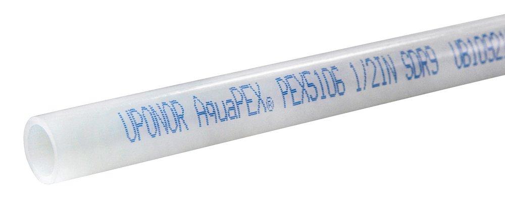 Uponor AquaPEX® 1/2 in. x 300 ft. PEX-A Tubing Coil in White with Blue Print