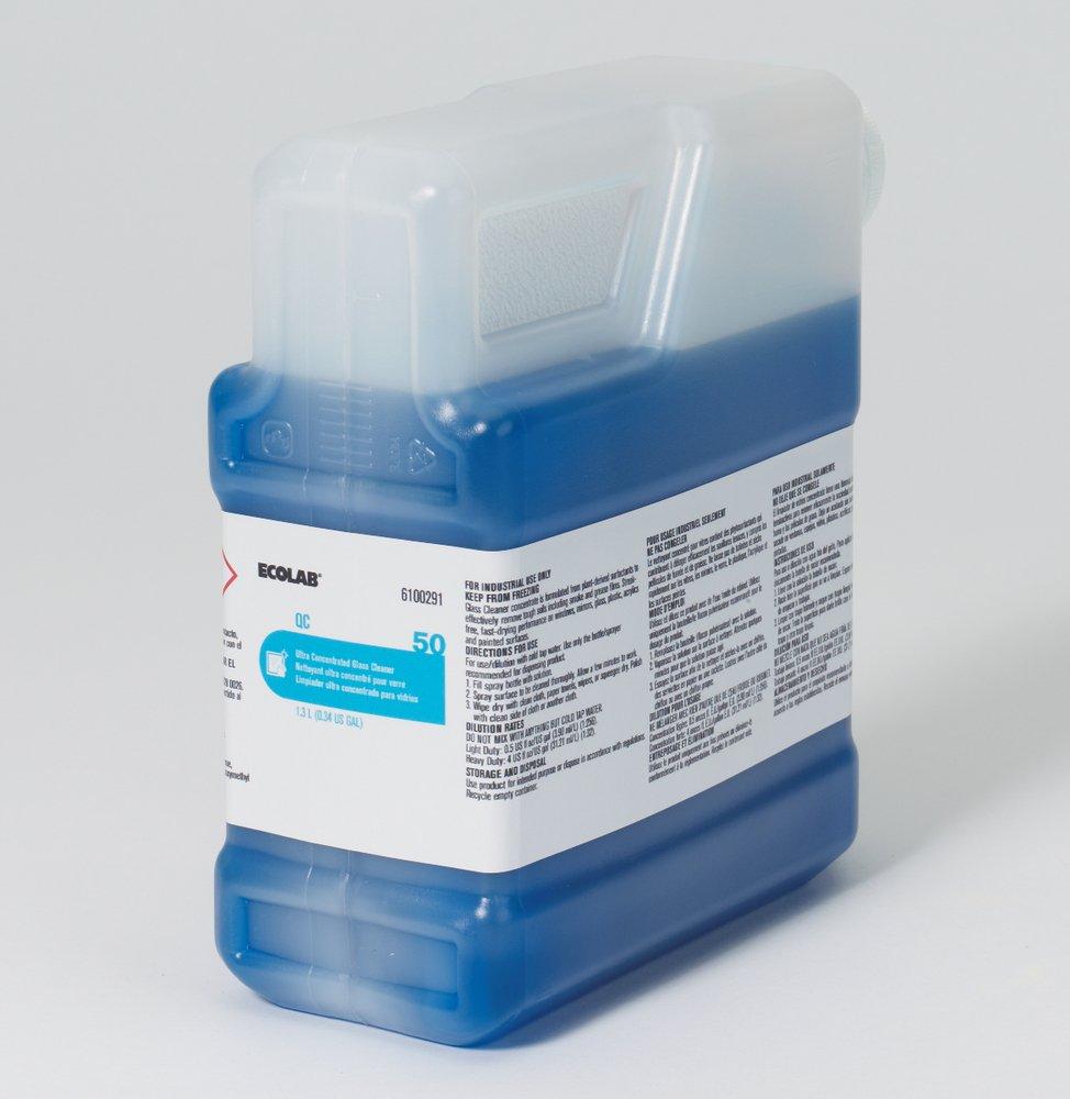 Ecolab QC™ 50 1.3 ltr Ultra Concentrated Glass Cleaner