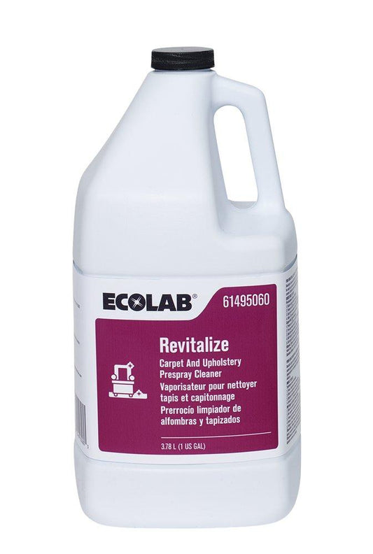 Ecolab Revitalize™ 1 gal Carpet and Upholstery Prespray Clean (Case of 4)