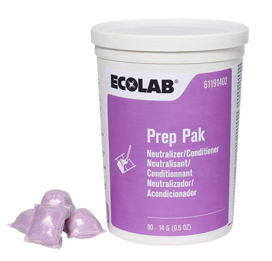 Ecolab Prep Pak™ 90 oz. Neutralizer and Conditioner Alkali Strip Remover Tub
