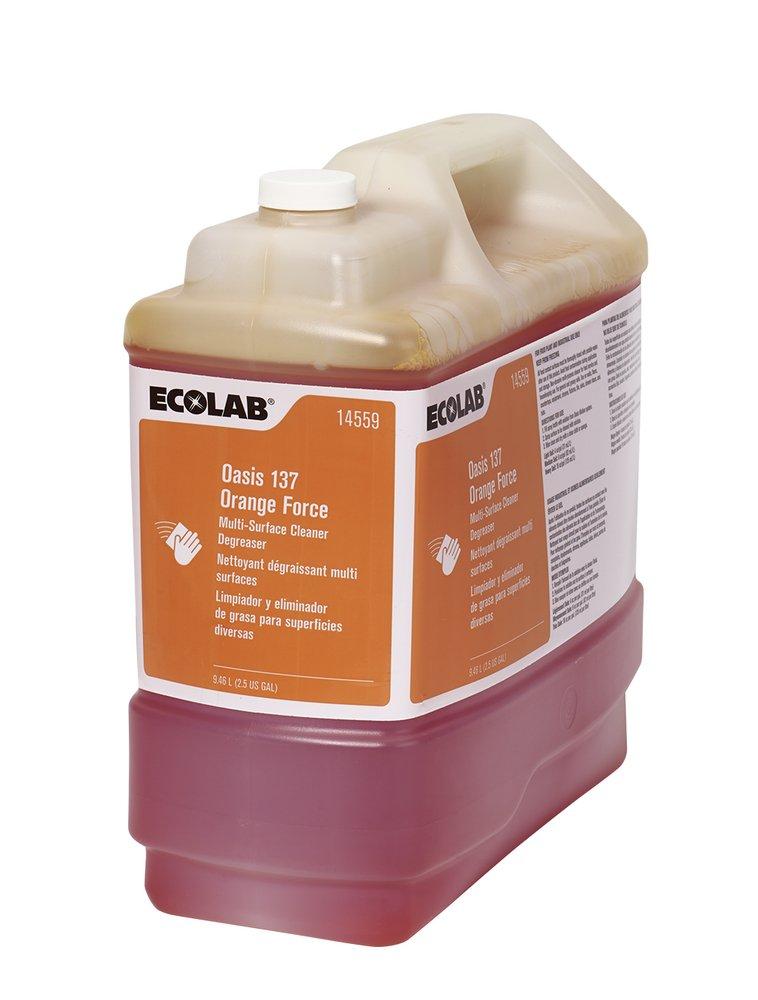Ecolab Oasis® 137 Orange Force™ 2.5 gal Multi Surface Cleaner (Case of 1)