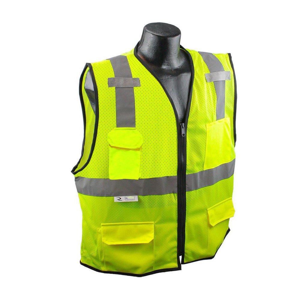 Radians Radwear® Size XXL/XXXL Safety Vest in Hi-Viz Green