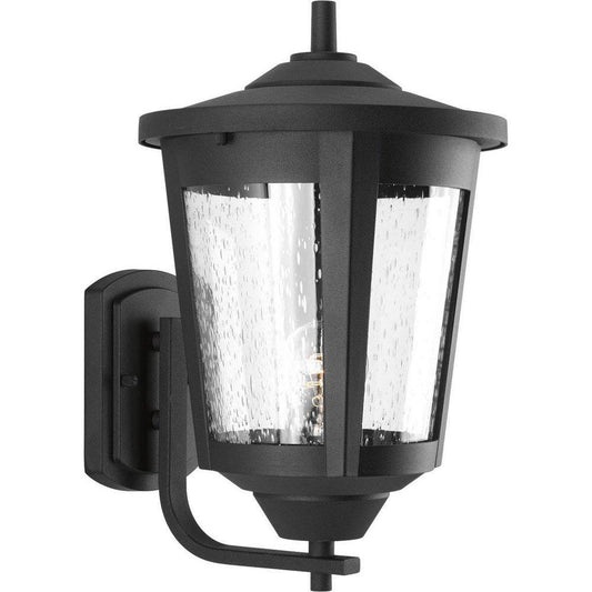 Progress Lighting East Haven 1-Light 100W Large Wall Lantern in Black