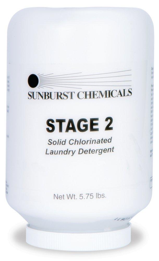 Sunburst Chemicals Stage 2 5-3/4 lb. Solid Chlorinated Laundry Detergent (Case of 2)