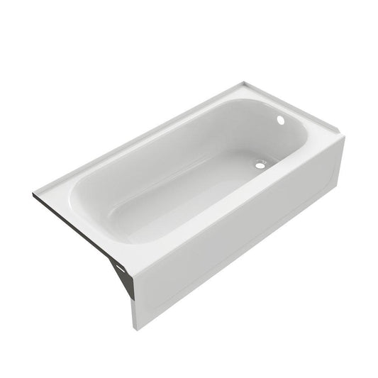 PROFLO® Folsom 60 in. x 30 in. Soaker Alcove Bathtub with Right Drain in White