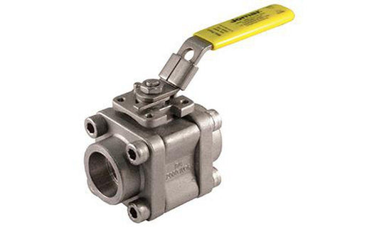 Jamesbury Series 4000 2 in. Carbon Steel Standard Port NPT CL800 Fire-Tite Ball Valve w/Xtreme Seats