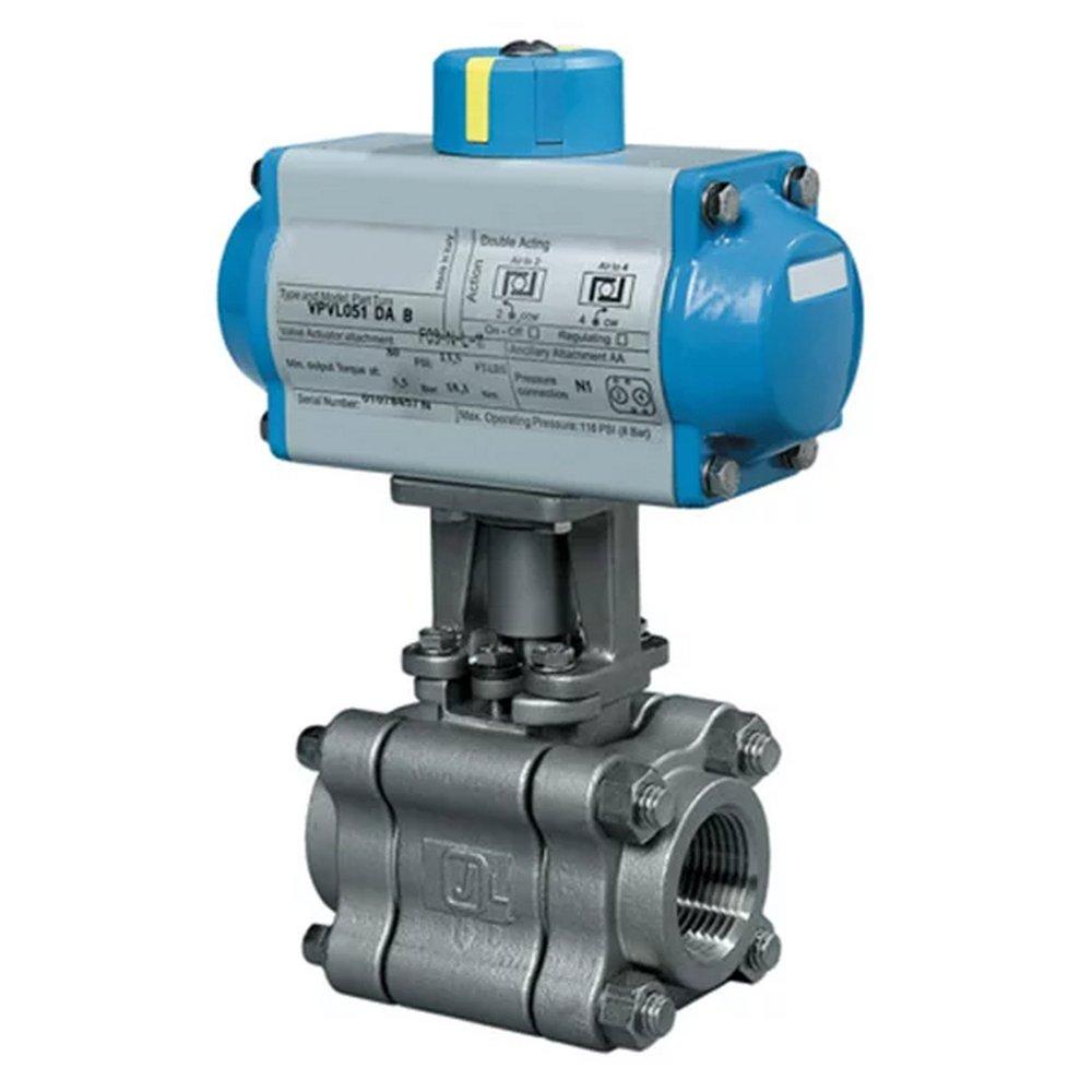 Jamesbury Series 4000 1 in. Stainless Steel Standard Port Socket Weld CL800 Fire-Tite Ball Valve w/Xtreme Seats