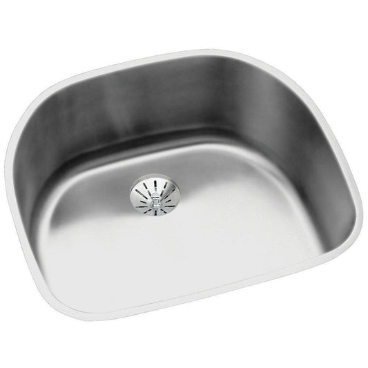 Elkay Lustertone® 23-5/8 in. Undermount Stainless Steel Single Bowl Kitchen Sink in Lustrous Satin