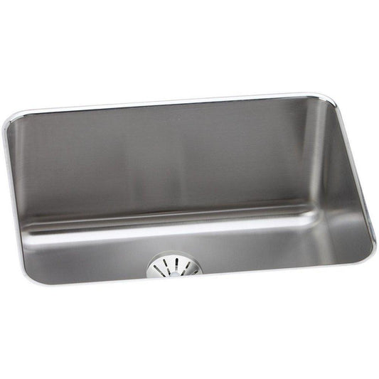 Elkay Lustertone® 25-1/2 in. Undermount Stainless Steel Single Bowl Kitchen Sink in Lustrous Satin