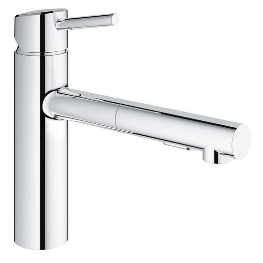 GROHE Concetto® Single Handle Pull Down Kitchen Faucet in StarLight Chrome