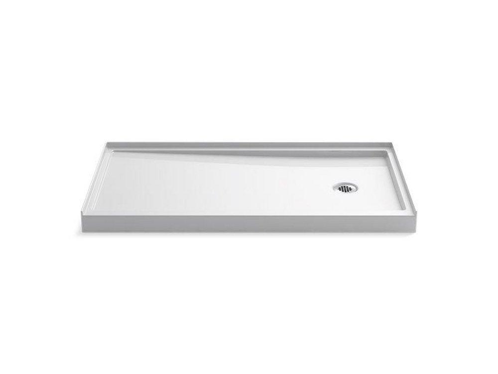 KOHLER Rely® 60 in. x 32 in. Shower Base with Right Drain in White