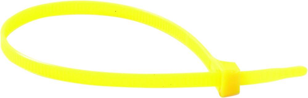8 in. Nylon Cable Ties in Yellow (Pack of 100)